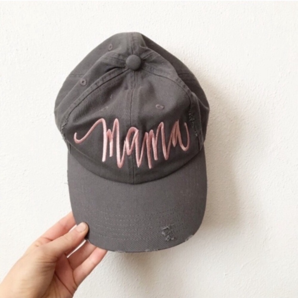 Mama Distressed Baseball Hat